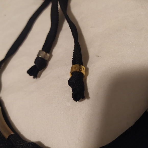 Guess Halter Top, Small, Black with gold hardware - Picture 2 of 5